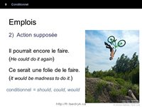 Conditionnel, grammaire française