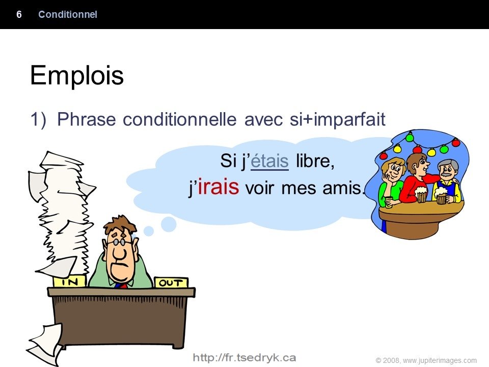 Conditionnel grammaire française